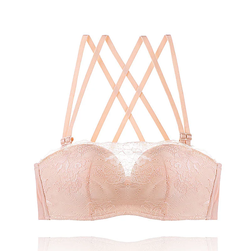 Большой размер сексуальный кружевной облегающий топ на бретельках без косточек