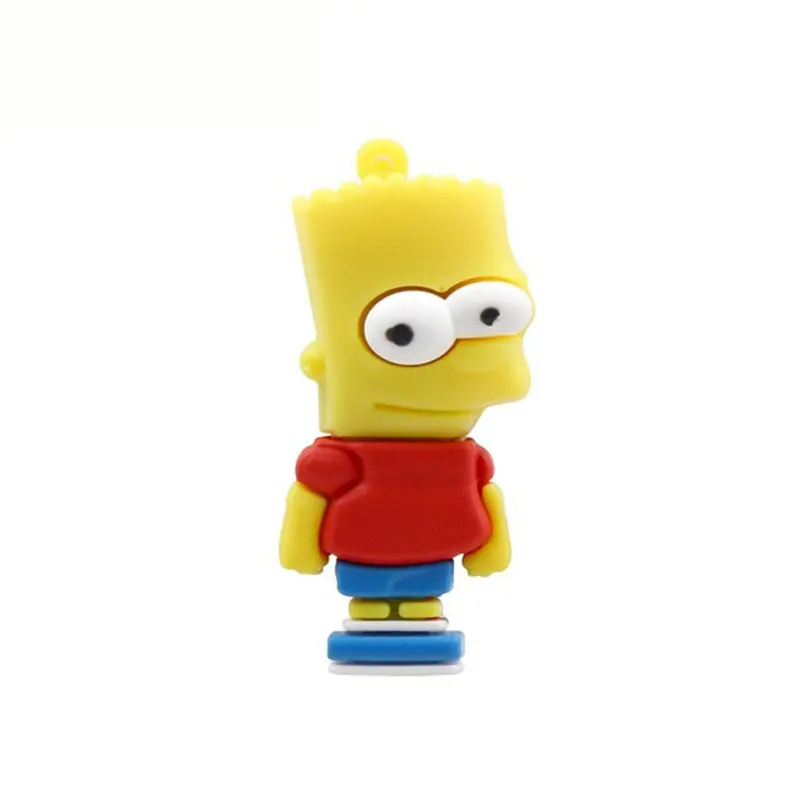 Флеш накопитель для семьи Симпсон Барт Memoria USB флеш 4 ГБ 8 16 32 64 Гб Флешка usb ключ u