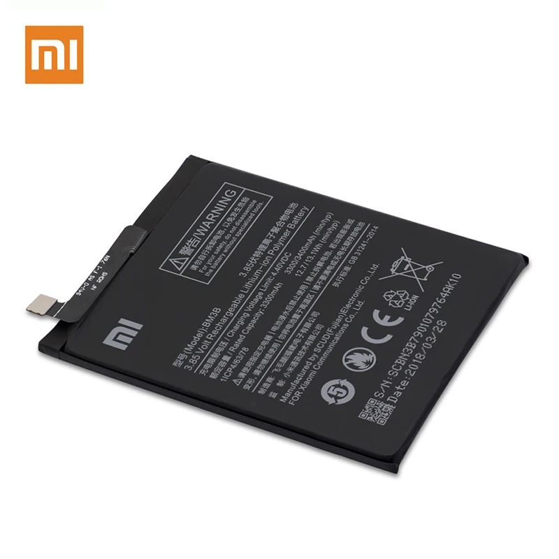 BM3B Оригинальный аккумулятор для Xiaomi Mi Mix 2 II 5 99 &quotMIX2 MIX2S с реальной емкостью 3300/3400