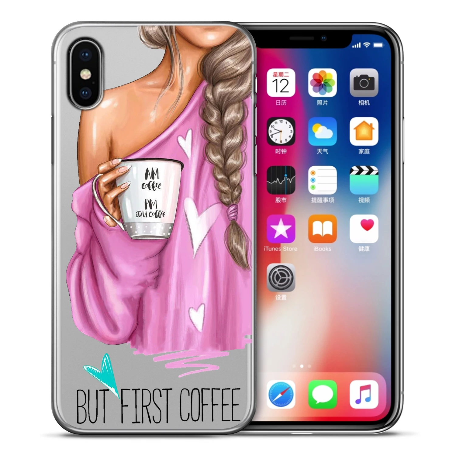 08 Мода для девочек супер мама ребенок папа чехол для телефона для iPhone XS Max XR X 7 6s 8 Plus 5S SE семья мама девочка чехол etui Coque - Цвет: 08