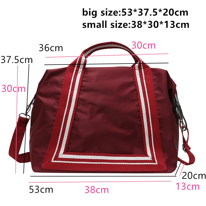Элегантный дизайн короткие нейлоновые дорожные сумки для подростков девочек и