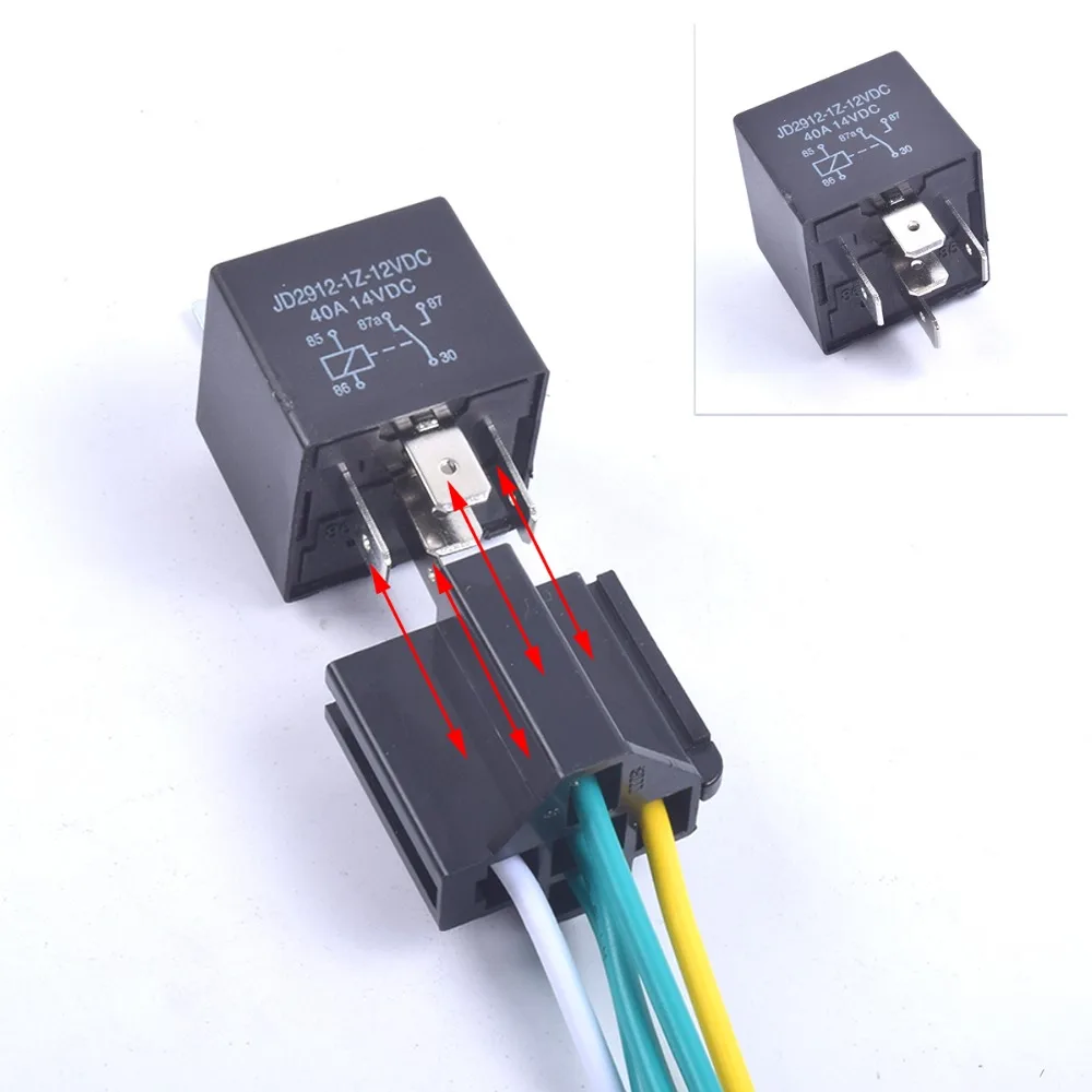 Автомобильный релейный переключатель 5 предпроводных жгутов 12 В постоянного