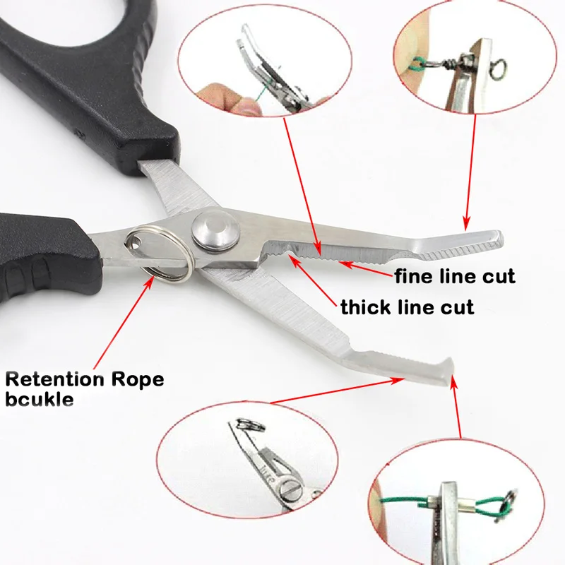 Fishing Multifunctional Plier PE line cut Carp pesca Accessories Fish tackle Lure Hook Remover Line Cutter Scissors Pliers | Инструменты