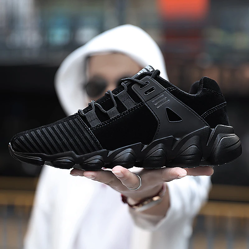 

2019 fashion Casual Shoes For Men comfortable shoes autumn/winter warm black yellow casual Male Shoes zapatos de hombre