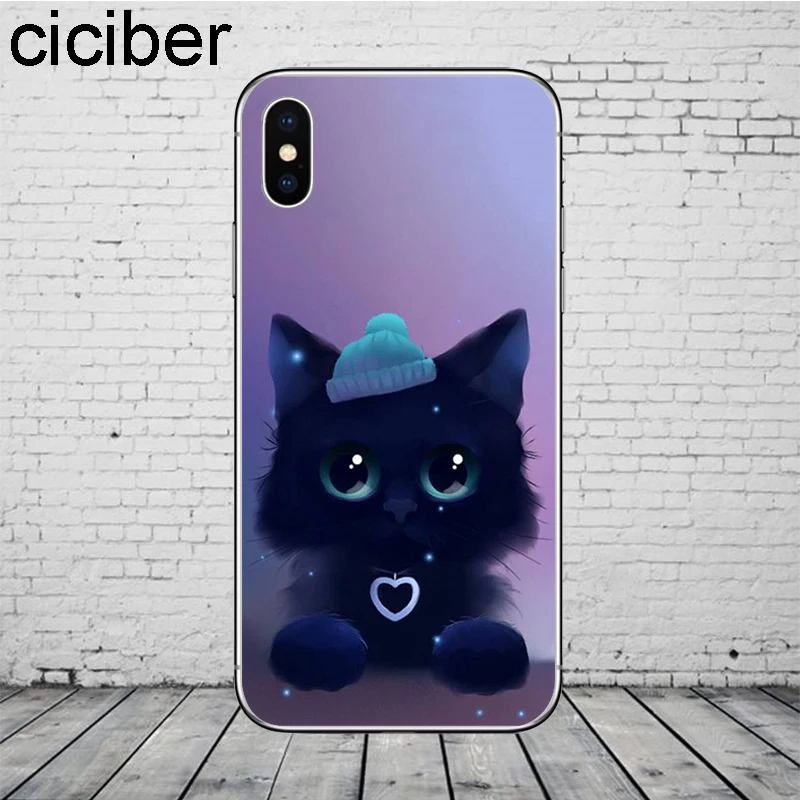 WM00538 Чехол ciciber с животным котом для iPhone 11 Pro Max чехол для iPhone XR X XS MAX 7 8 6 6S Plus 5 5S SE чехол для телефона мягкий ТПУ чехол - Цвет: WM00538