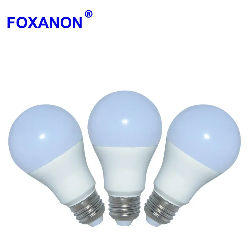 Foxanon E27 2835 Светодиодная лампа с пузырчатым шариком 15w11w9w5w 100 240 В A60 A80 лампада ампулы