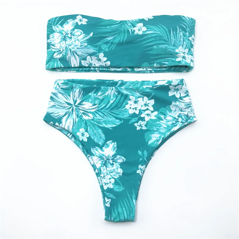 Купальник Cikini с высокой талией пикантный бикини принтом летнее пляжное