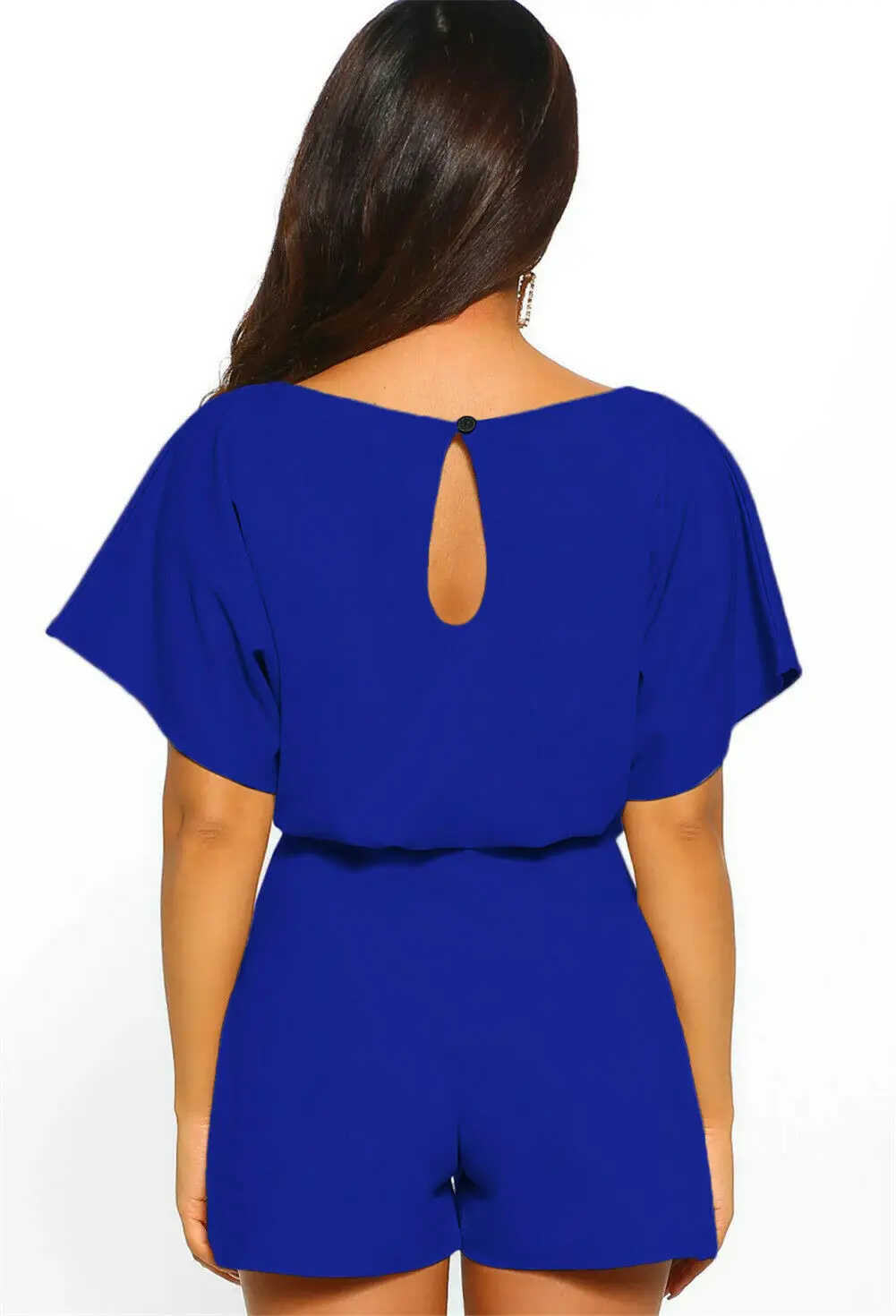 Женский Летний комбинезон с рукавами летучая мышь Облегающий брюки клубная