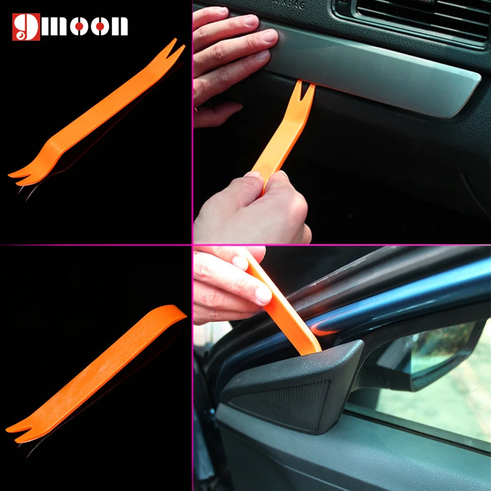 Универсальный автомобильный Радио дверной зажим панель отделка тире Аудио