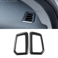 stainless steel black brushed car dashboard side air conditioning vent outlet frame trim for land rover discovery sport 2015 17