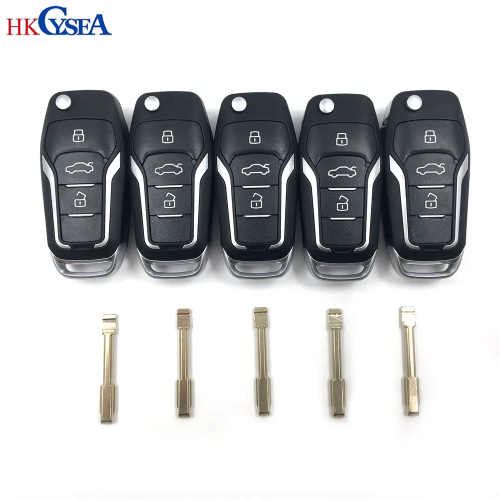 B12-3 with 90 blade KEYDIY 5 шт. KD900/KD-X2 серии B пульт дистанционного управления KD B12-3/4 с автомобильным ключом № 38/90 для Ford Focus Modeo - Количество кнопок: B12-3 with 90 blade
