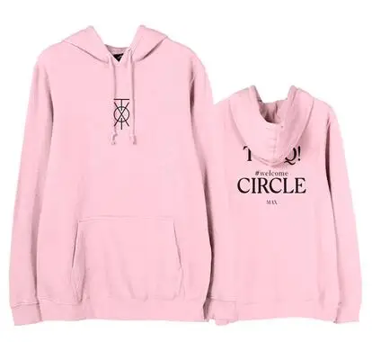 Флисовые/тонкие толстовки для фанатов Kpop tvxq с надписью welcome circle|Женские и