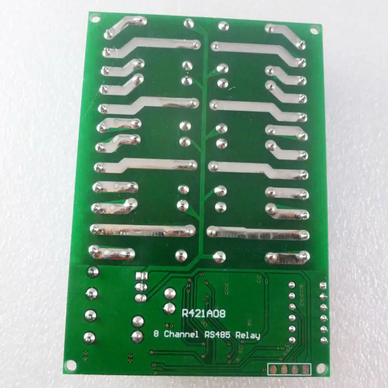 Релейный модуль Modbus RTU 485 8 каналов 12 В постоянного тока RS485 пульт дистанционного