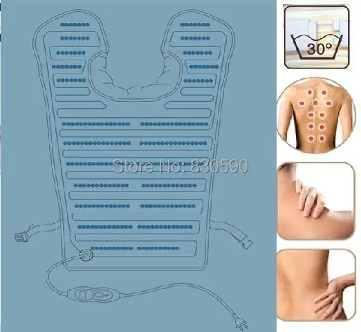 Качественный Регулируемый жилет с подогревом для поддержки спины плечевой