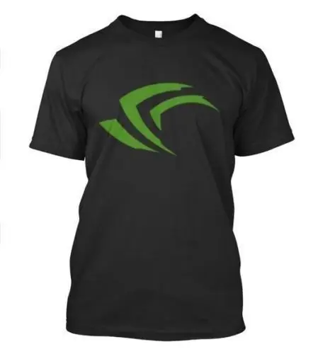 Nvidia логотип GeForce GTX 1080 1050 1060 Новая мужская забавная футболка размер США|Мужские