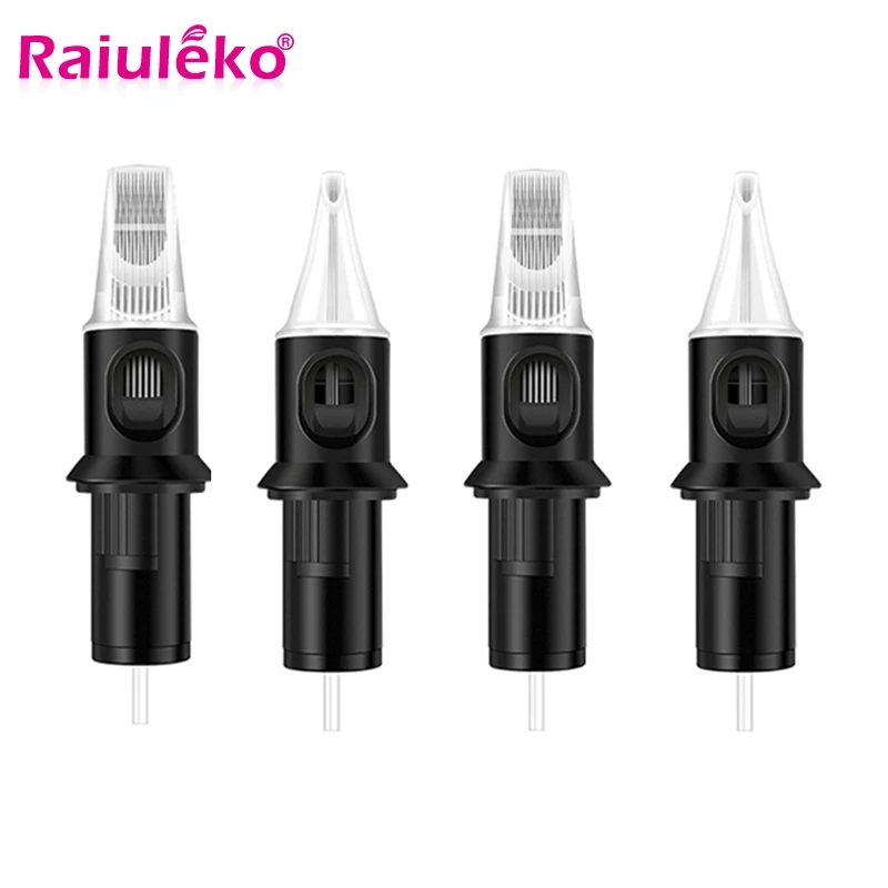 

Microneedling 10pcs Tattoo Needle Cartridges RM/RL/M1/RS 0.35mm Disposable Semi-Permanent Eyebrow Makeup Needles for Tattoo Gun