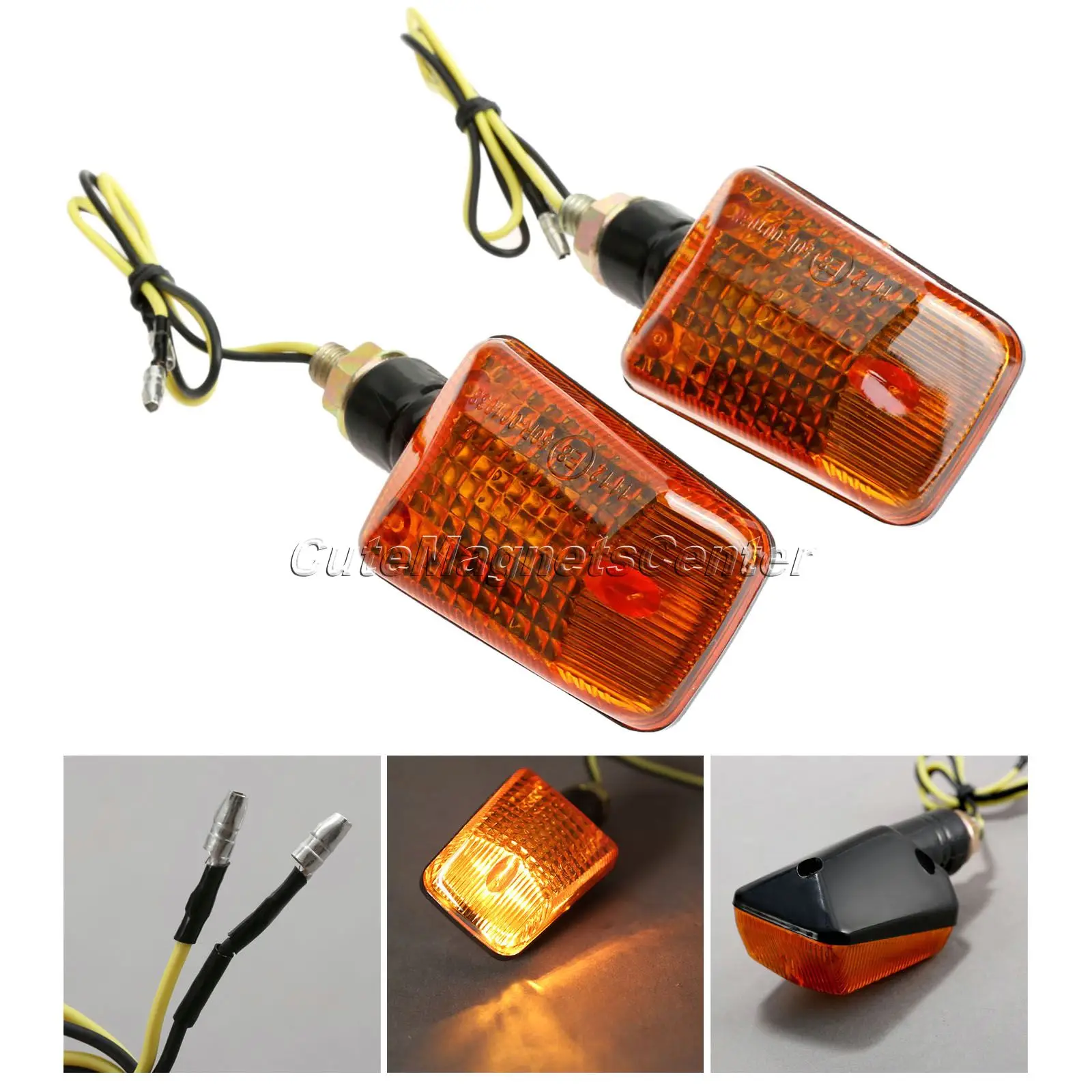 

2pcs/pair Motorcycle Turn Signal Light Sidemarker Signal Lights For BMW Ducati Davidson Honda Kawasaki Suzuki