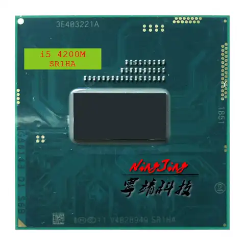 Процессор Intel Core i5-4200M i5 4200M SR1HA 2,5 ГГц двухъядерный четырехпоточный процессор 3M 37W Socket G3 / rPGA946B