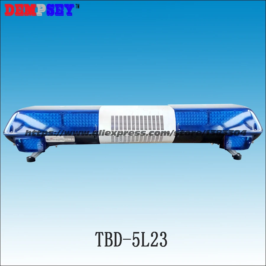 TBD-5L23 Super Bright LED lightbar ,100W Siren+100W Speaker ,Full Blue Warning lights,Emergency ambulance Warning Lightbar