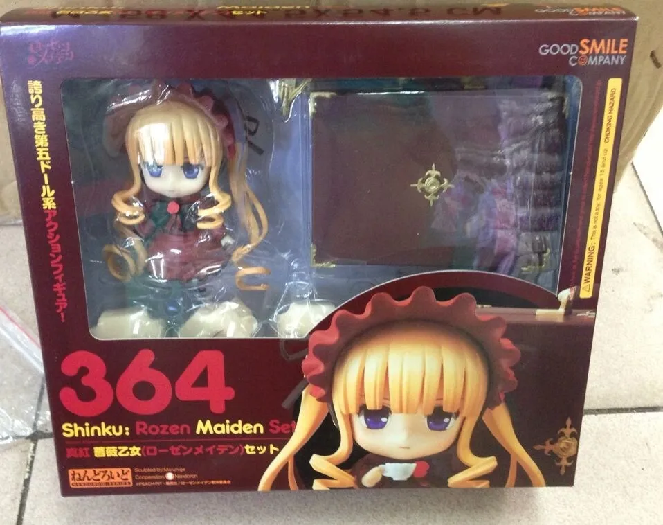 Huong Аниме Фигурка 10 см Rozen Maiden Nendoroid Shinku 364 ПВХ фигурка Коллекционная модель мультяшная игрушка подарок