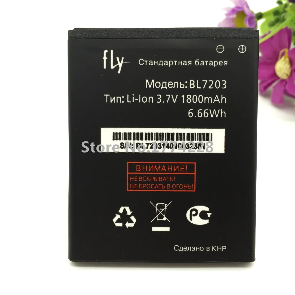 Аккумулятор MLLSE 3 7 в 1800 мАч 7203 Вт/ч BL7203 BL для мобильного телефона Fly IQ4405 IQ4413|battery