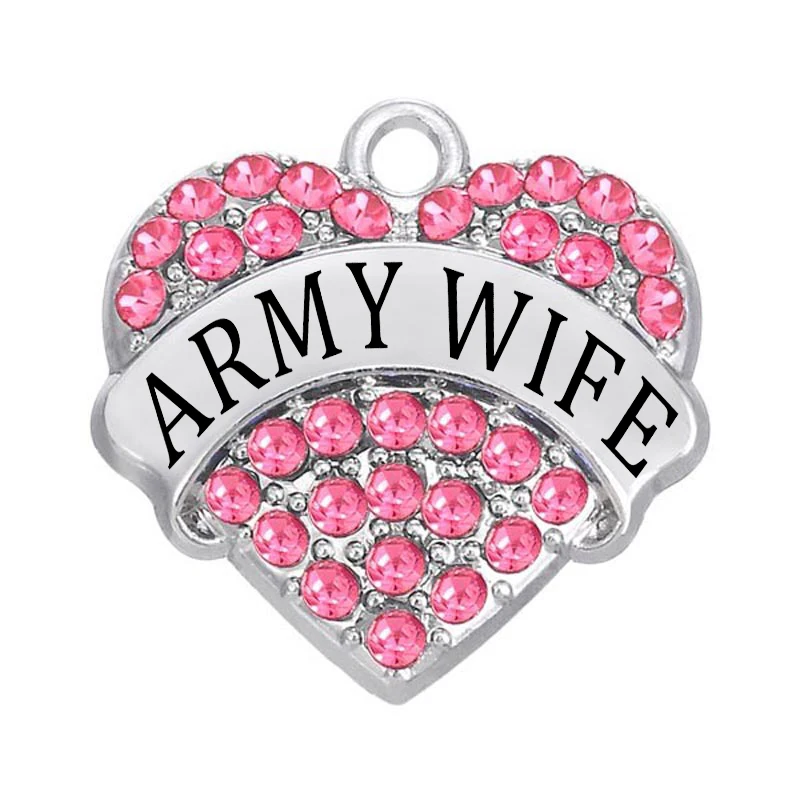 Изготовление браслетов своими руками родия тона Сердце Стразы армия жена