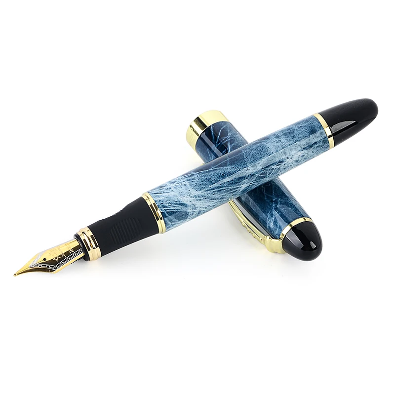 Marble Blue Высокое качество Jinhao 450 Iraurita авторучка Металлический Золотой зажим Роскошные брендовые ручки канцелярские принадлежности для офиса и школы - Цвет: Marble Blue