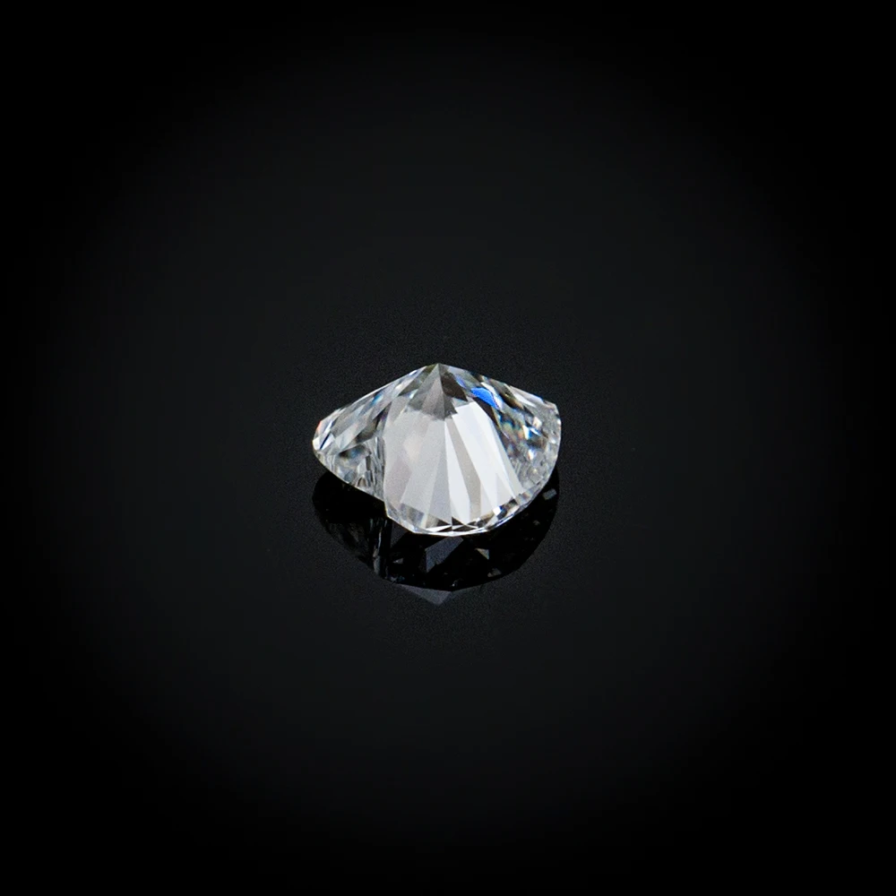 NiceGems 1 карат 6 5 мм D цвет сердца лаборатория разросший Moissanite алмаз свободный