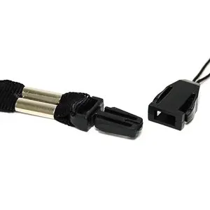 5 шт./набор черный держатель для карт из искусственной кожи с длинным ремешком на