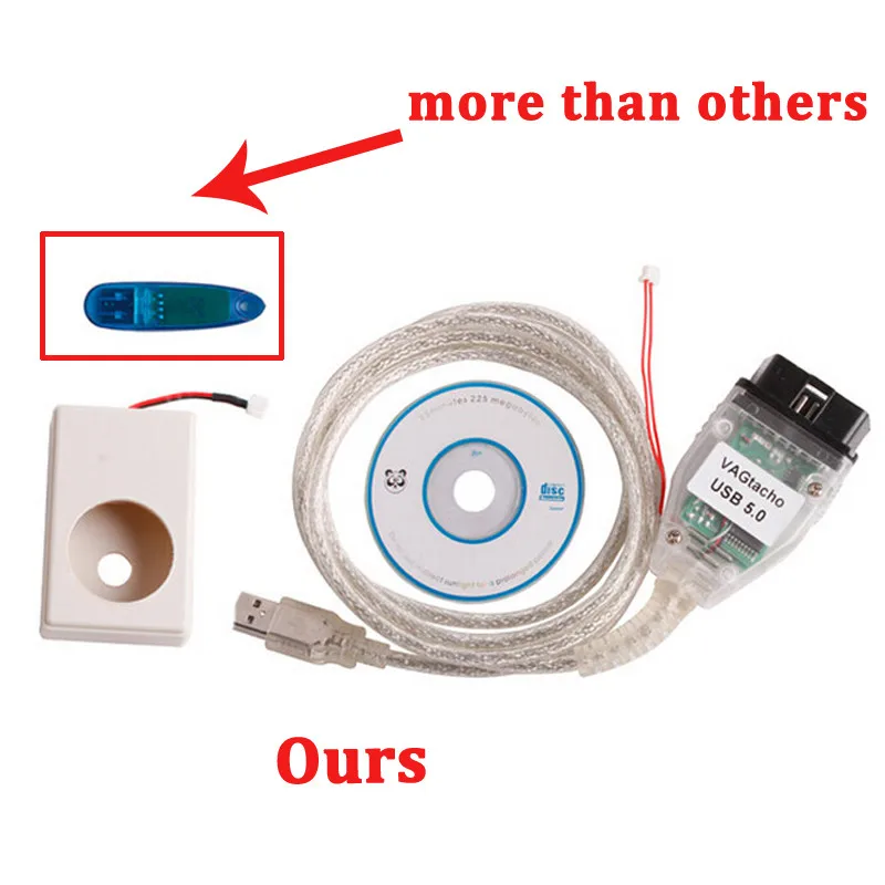 Vag tacho V5.0 с usb-ключом для NEC MCU 24C32 или 24C64 ECU чип тюнинговый инструмент vag tacho USB Версия 5,0 vagtacho USB