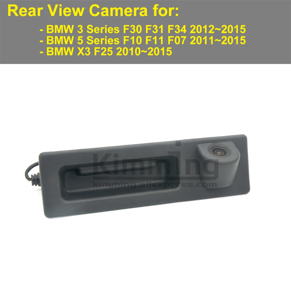 

Автомобильная камера заднего вида для BMW 3 серии F30 F31 F34 5 серии F10 F11 F07 X3 F25, беспроводная Проводная камера заднего вида с ручкой для багажа