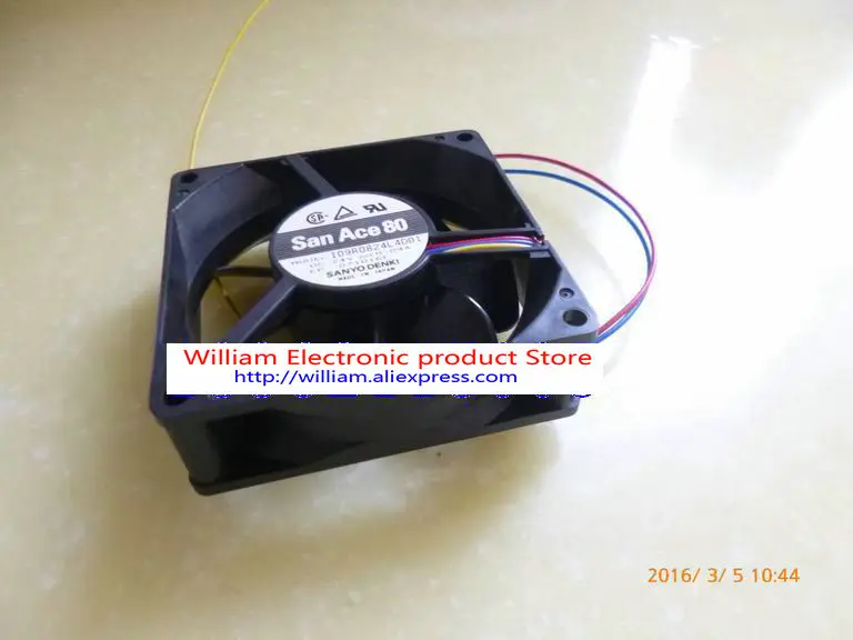 Новый оригинальный SANYO 80*80*25 мм 8 см 24 В 0.04A 109R0824L4D01 сигнал сигнализации бесшумный