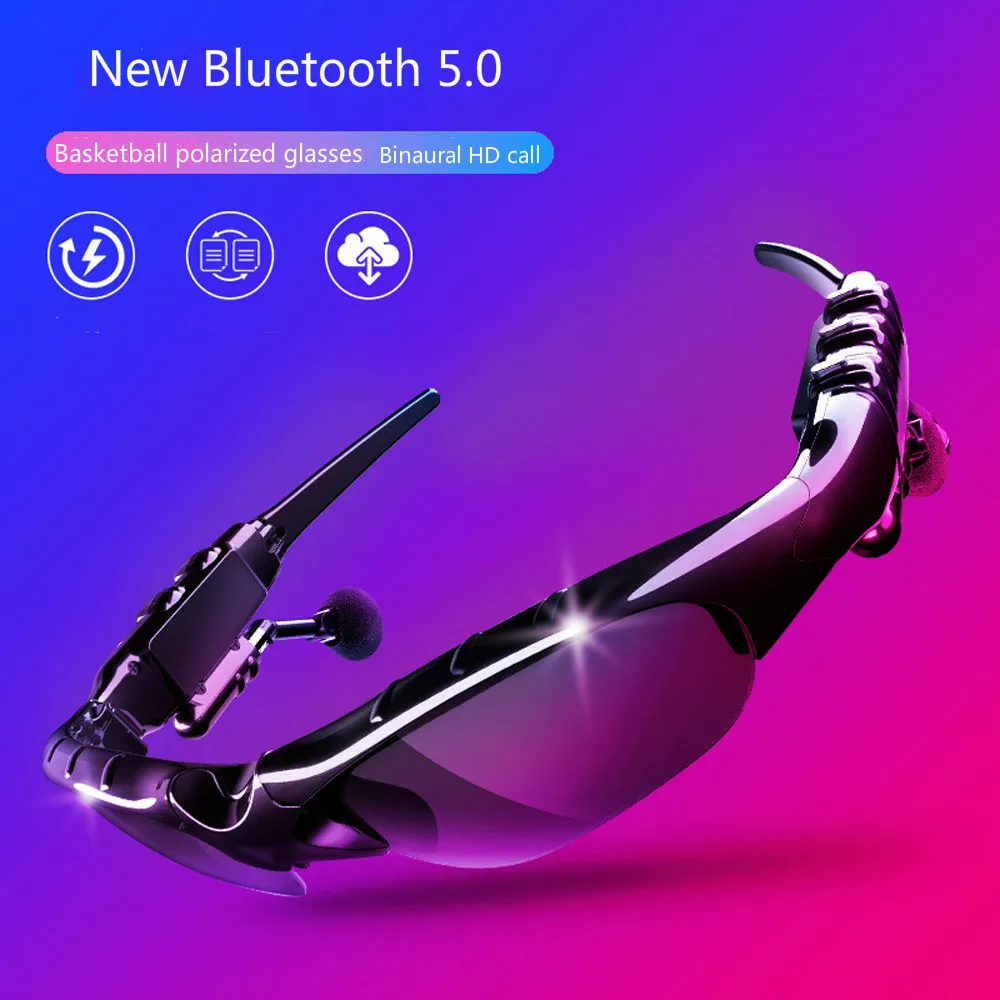 HAOHA X8S TWS Bluetooth 5 0 гарнитура Модные солнцезащитные очки поляризованные наушники