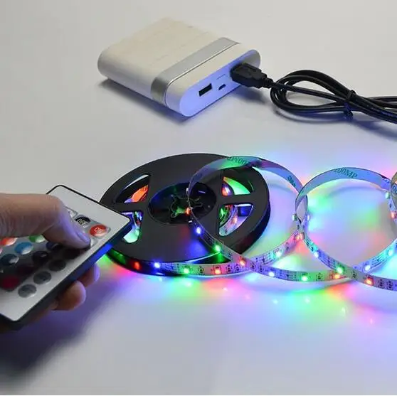 

USB LED Strip Light TV Background Lighting warm white white SMD3528 DC 5V Flexible Diode Tape 1M 2M 3M 4M 5M RGB Neon Ribbon