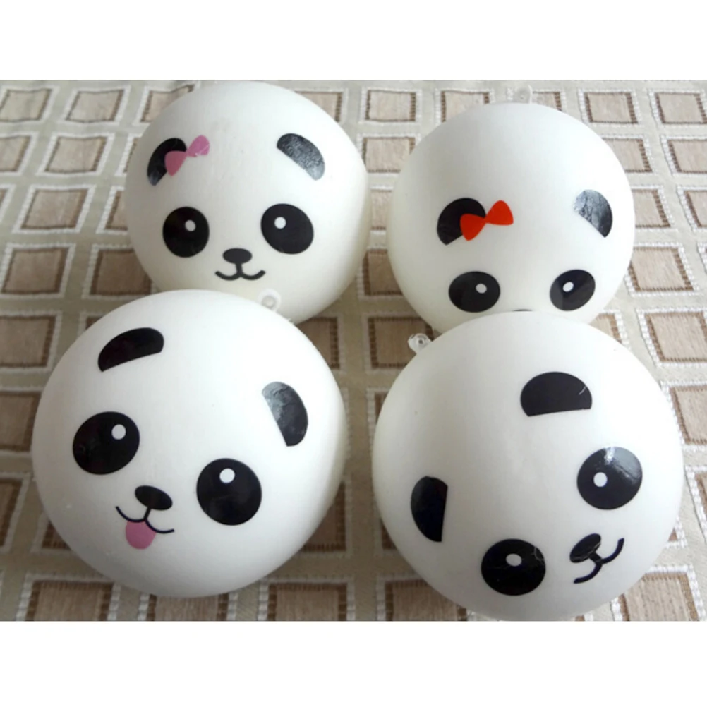 1 шт. 7 см Kawaii Булочки Хлеб амулеты Jumbo Panda Мягкие классические ролевые игрушки