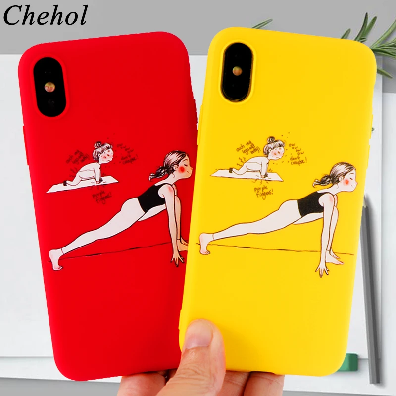 Чехол для Телефона IPhone X XS MAX XR 8 7 6s Plus спортивные Чехлы сексуальные девочек