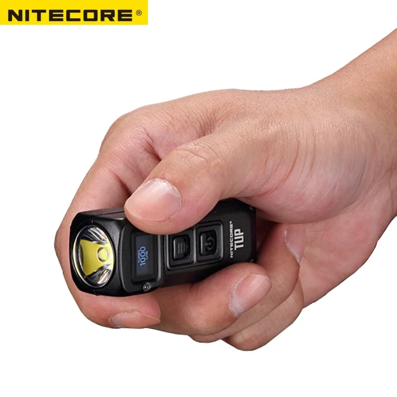 NITECORE TUP USB Перезаряжаемый мини-фонарик CREE XP-L HD V6 max 1000 LM Луч расстояние 180 м