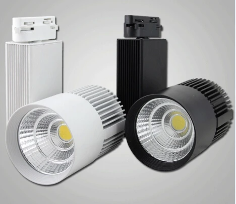 Мощная светодиодная лампа 30 Вт COB Rail Light Spotlight равна 300 галогенная 110 в 120 220 В