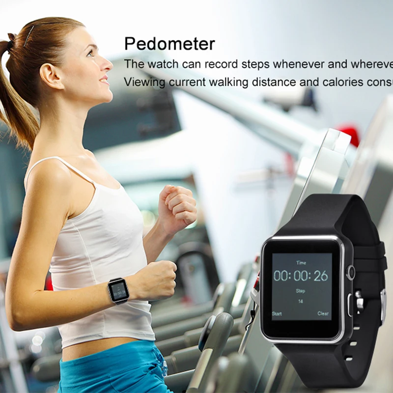 Bluetooth Смарт часы X6 спортивные наручные и i7 беспроводные наушники Reloj с камерой