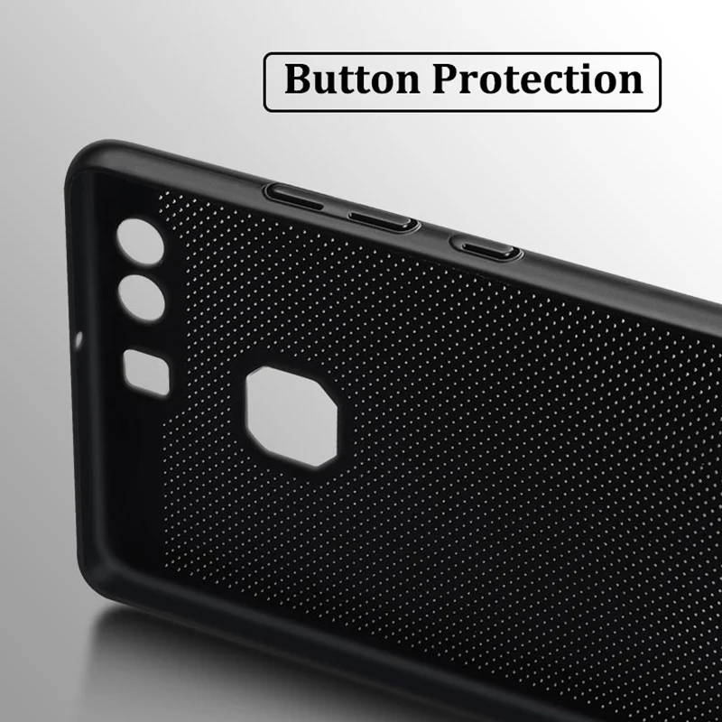MAKAVO чехол для Huawei P9 360 Защита полые Сельма маттовое покрытие Корпус телефонные