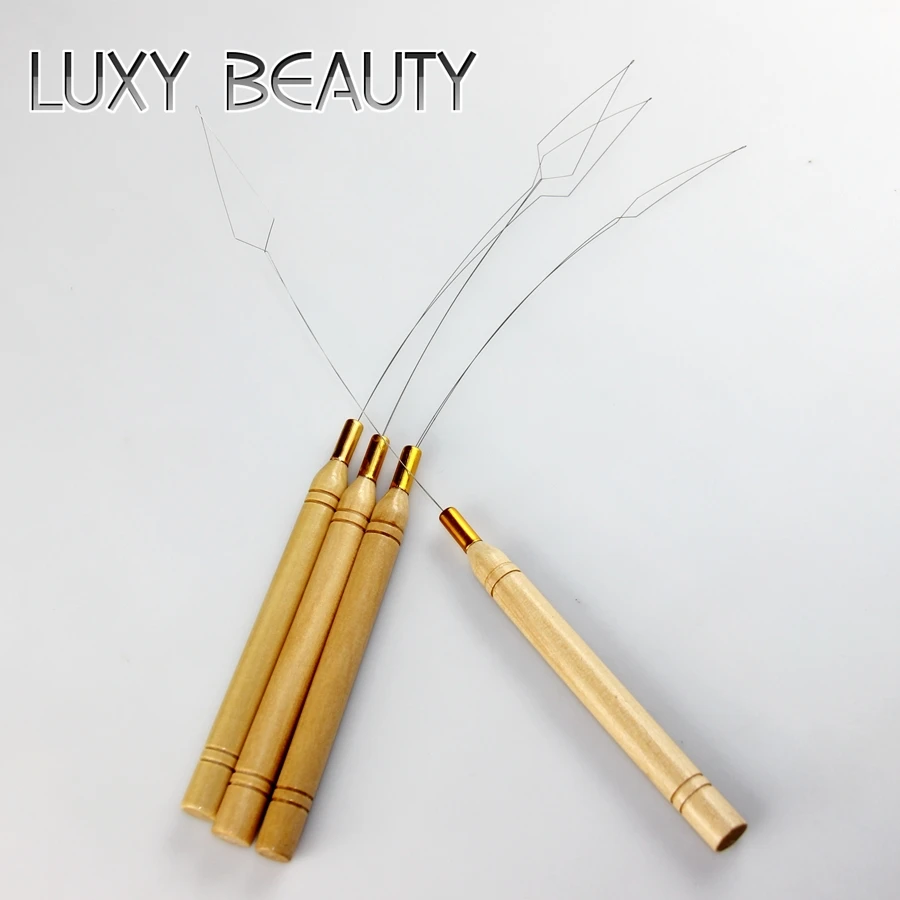 

5pcs Nano Ring Hair Extensions Loop Threader For Nano Ring Bead Hair Extensions Cold Fusion Hair Professional