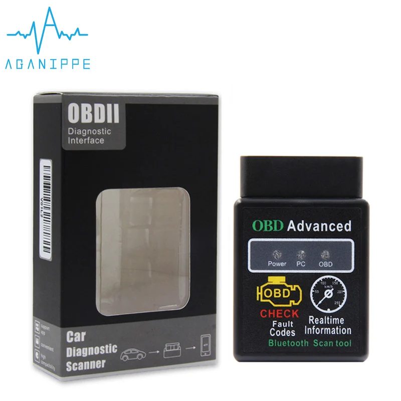 Диагностический адаптер OBD2 Elm 327 с Bluetooth диагностический сканер для автомобилей