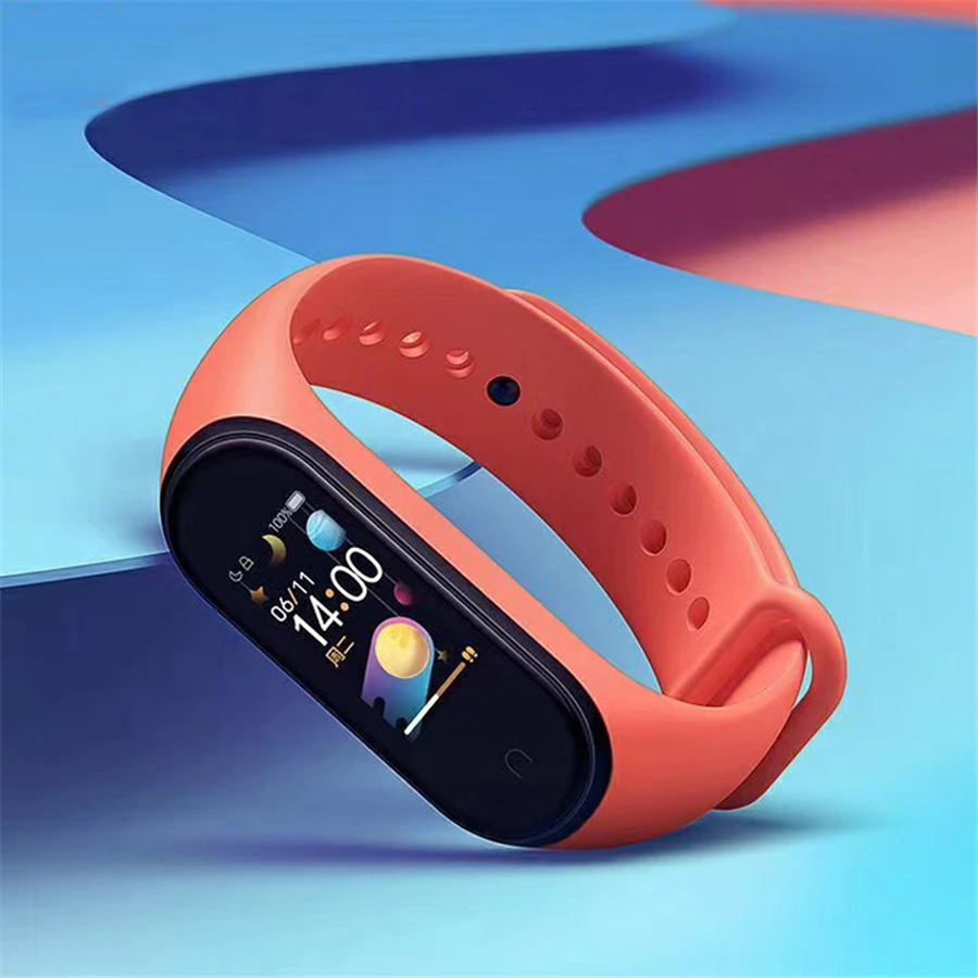 Оригинальный Смарт браслет Xiaomi Mi Band 4 фитнес AI Bluetooth 5 0 AMOLED цветной сенсорный экран