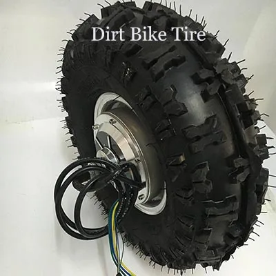 36V 500W Dirt Tire 36 в 48 в 500 Вт 13 дюймов колеса для электровелосипеда, бесщеточный двигатель постоянного тока, Электромобиль, скутер, конверсионный комплект, мотоциклетная шина для велосипеда - Цвет: 36V 500W Dirt Tire
