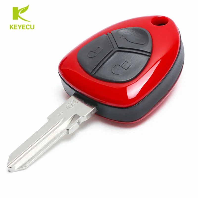 KEYECU Новый Сменный Чехол для дистанционного ключа Fob 3 Butotn Ferrari F430 2005 2006 2007 2008 2009 Uncut