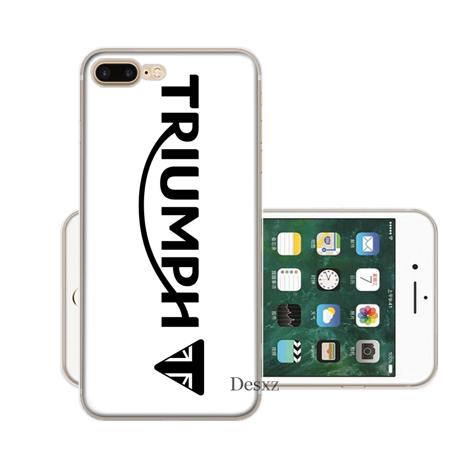 Триумф Мотоцикл мобильный чехол для телефона жесткий iphone 5 5s se 6 6s 7 8 Plus iPhone 11 Pro X XR XS