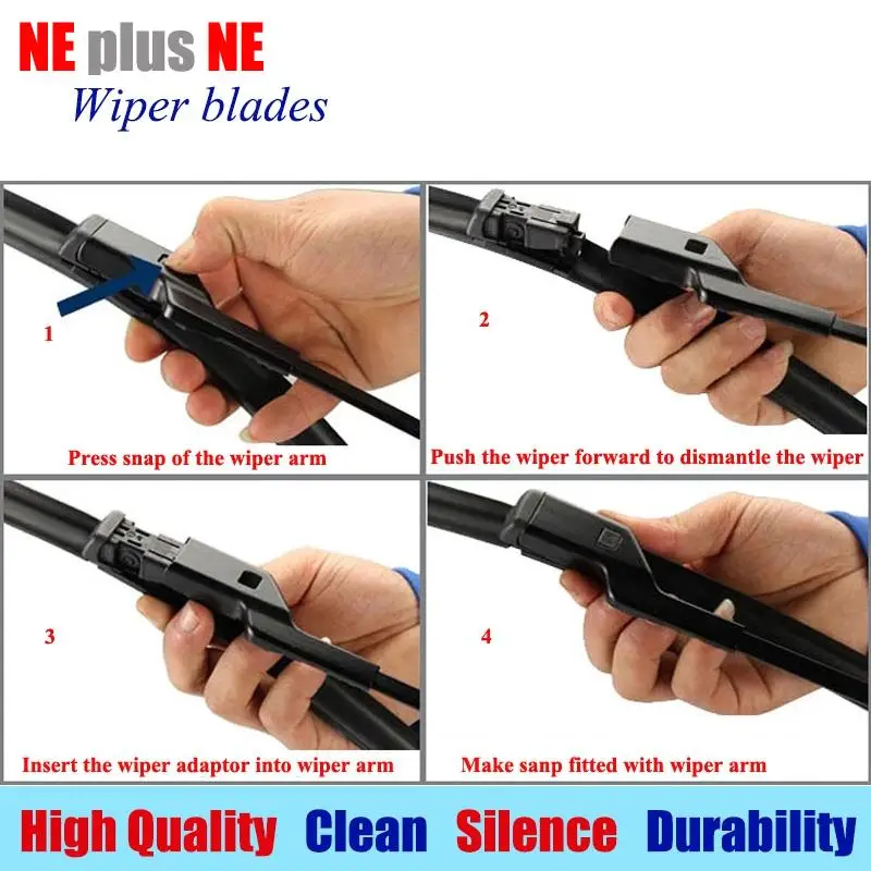 wiper blades for Volvo V70 (from 2007 onwards) 26&quot+20&quot Rubber fit push button type Car windshield arms only LS590 | Автомобили и