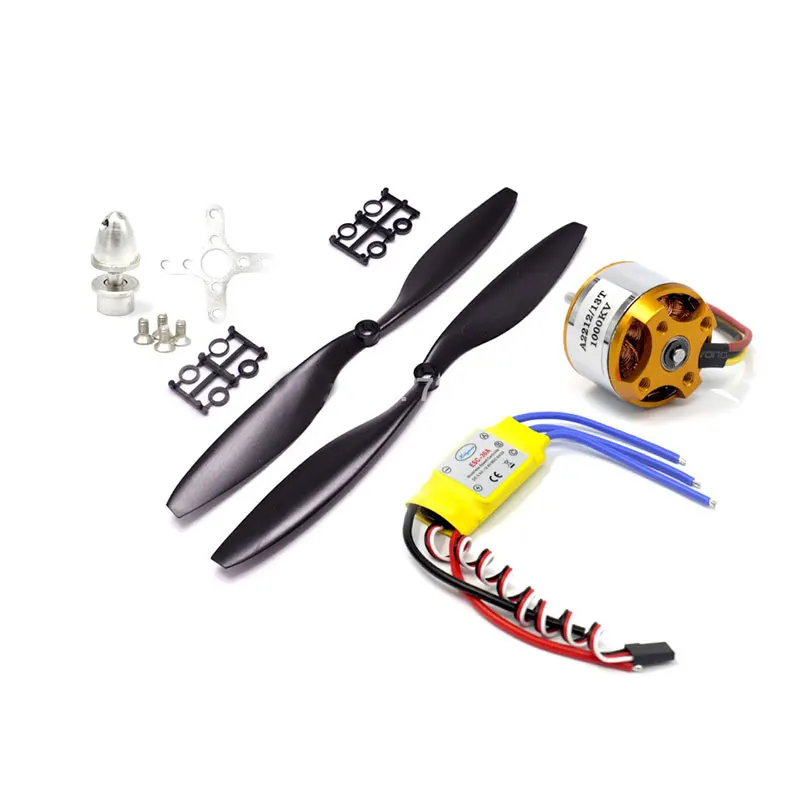QX MOTOR DIY беспилотник A2212 2212 1000KV двигатель и 30A ESC с 1045 пропеллер Quad Rotor Набор для RC