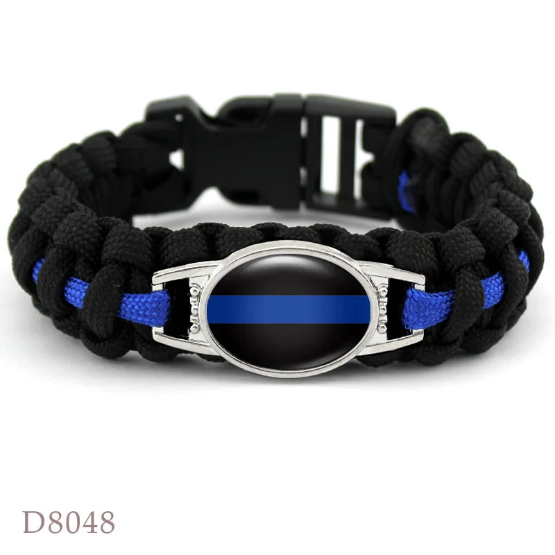 Полицейский Бандаж с синей линией Полицейская собака сестра тетя бабушка папа