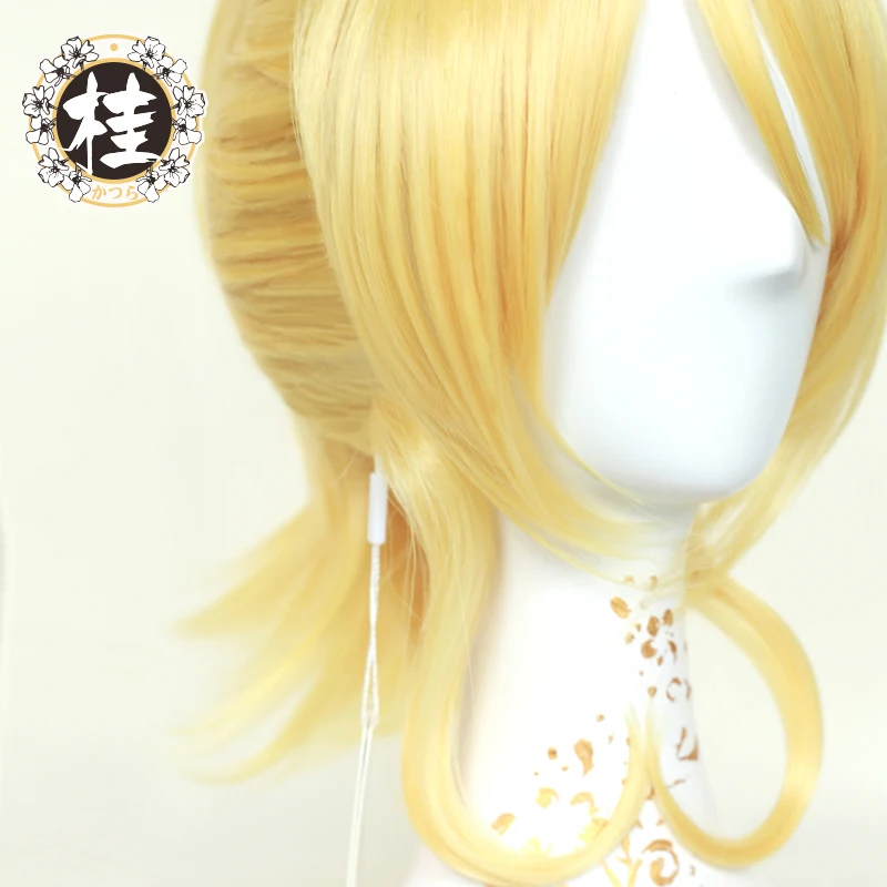 UWOWO Eli Ayase парик любовь живые волосы 50 см золотой термостойкий женский для девушек